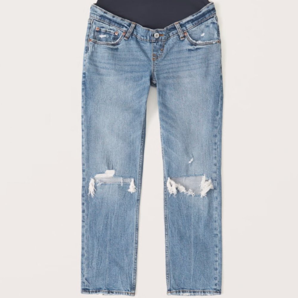 Abercrombie and Fitch Straight Leg Sz 27 Tall Maternity Jeans